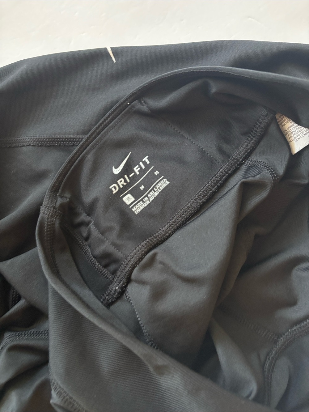 Nike Black Dri-FIT V-Neck Active Top - Picture 7 of 7